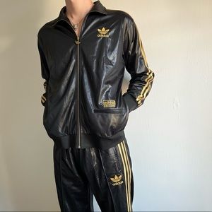 Adidas CHILE62 Tracksuit - Black & Gold